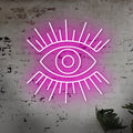 Nazar Göz Neon Led Pembe