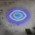 Nazar Boncuğu Neon Led Mavi