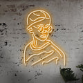 Minimal Kadın Neon Led
