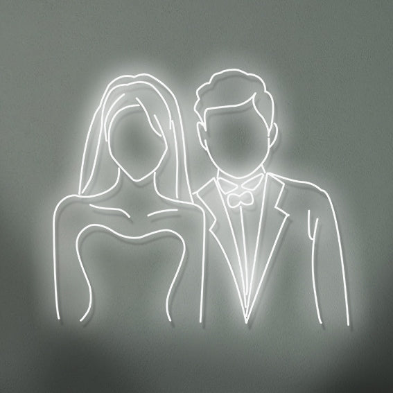 Gelin Damat Neon Led
