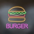 Burger Neon Led